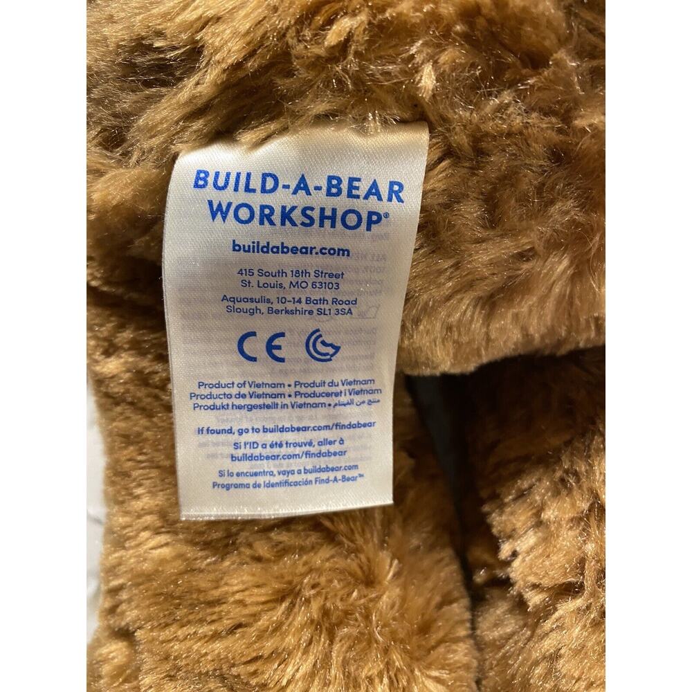BUILD A BEAR BAB Plush Brown Bear HAPPY BIRTHDAY 15” Child Laughter Voice Box - Picture 4 of 5